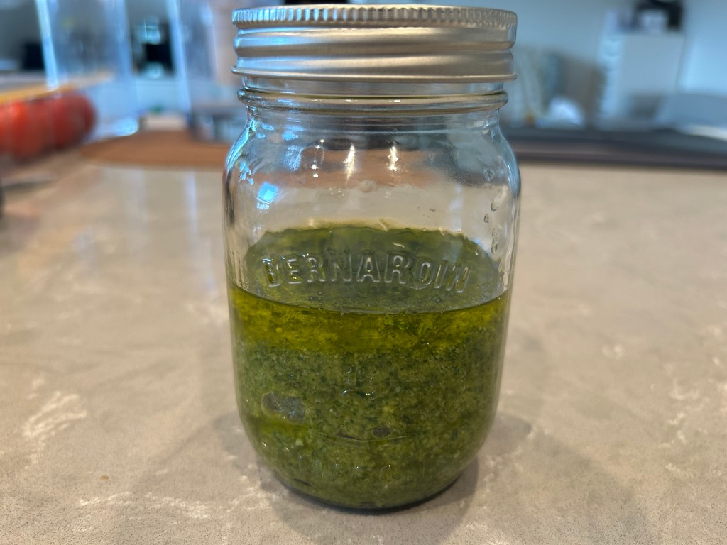 Before You Choose Your Pasta: Super Easy 50g Basil Pesto (Serves&nbsp;4)